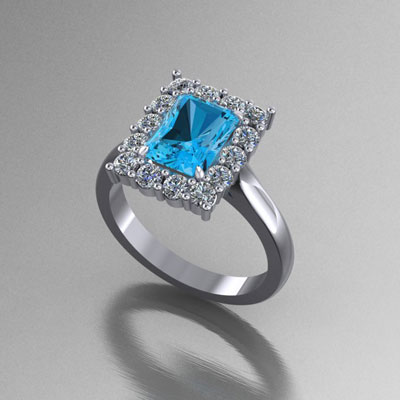 custom sapphire ring