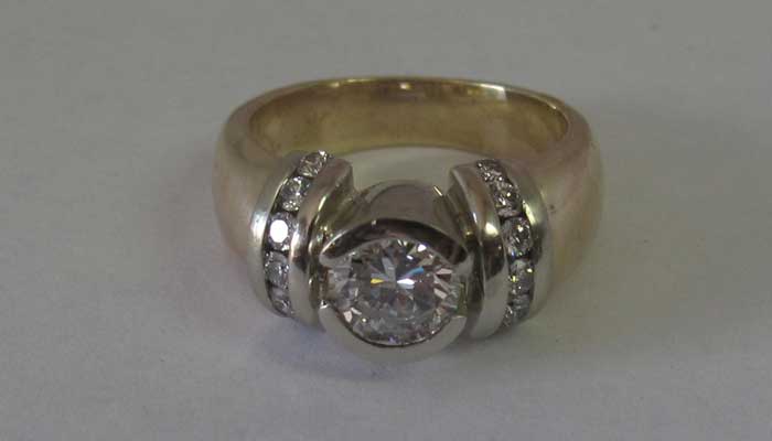 one stone diamond ring